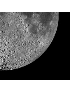 NASA. GRAND FORMAT. Vue de la Lune. Magnifique et exceptionnelle photographie en haute définition du globe lunaire