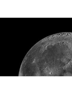 NASA. GRAND FORMAT. Vue de la Lune. Magnifique et exceptionnelle photographie en haute définition du globe lunaire