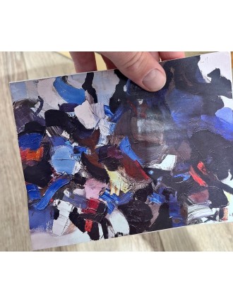 Composition abstraite. 1958. Huile sur toile de Jean Miotte