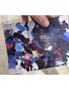 Composition abstraite. 1958. Huile sur toile de Jean Miotte