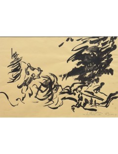 Lavis d'encre de Edouard Pignon