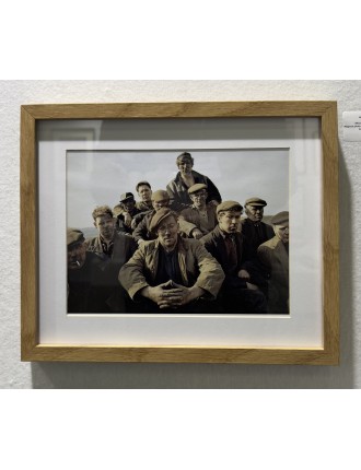 Photo de Bruce Davidson. Mineurs au Pays de Galles. Magnum Photos 1965. Tirage 2008. Tirage couleur.