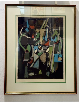 Lithographie originale en couleur sur papier Arche de André Lanskoy