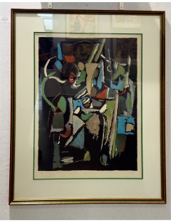 Lithographie originale en couleur sur papier Arche de André Lanskoy
