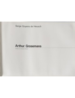 Livre Arthur Grosemans de Serge Goyens de Heusch. 1995