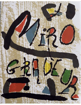 LIVRE MIRO GRAVEUR (4 volumes) Collection complète des quatre volumes du Catalogue de l'Oeuvre gravé de Joan Miró