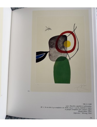 LIVRE MIRO GRAVEUR (4 volumes) Collection complète des quatre volumes du Catalogue de l'Oeuvre gravé de Joan Miró