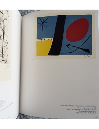 LIVRE MIRO GRAVEUR (4 volumes) Collection complète des quatre volumes du Catalogue de l'Oeuvre gravé de Joan Miró
