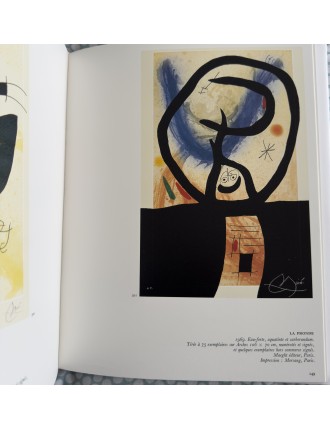 LIVRE MIRO GRAVEUR (4 volumes) Collection complète des quatre volumes du Catalogue de l'Oeuvre gravé de Joan Miró