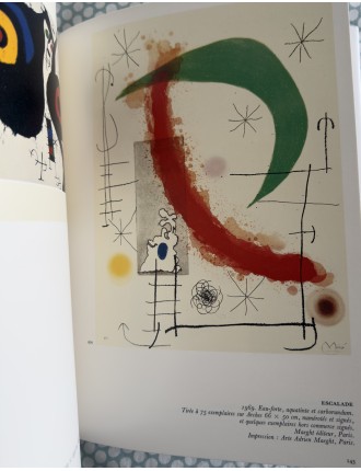 LIVRE MIRO GRAVEUR (4 volumes) Collection complète des quatre volumes du Catalogue de l'Oeuvre gravé de Joan Miró