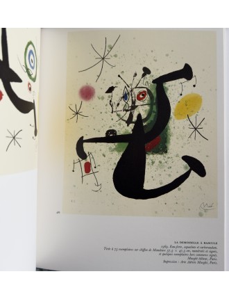 LIVRE MIRO GRAVEUR (4 volumes) Collection complète des quatre volumes du Catalogue de l'Oeuvre gravé de Joan Miró
