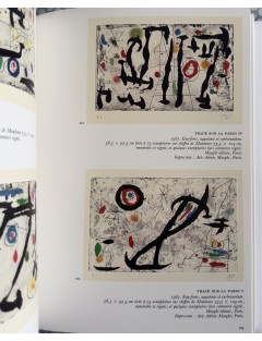 LIVRE MIRO GRAVEUR (4 volumes) Collection complète des quatre volumes du Catalogue de l'Oeuvre gravé de Joan Miró