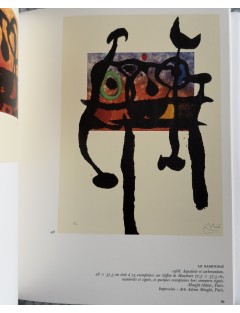 LIVRE MIRO GRAVEUR (4 volumes) Collection complète des quatre volumes du Catalogue de l'Oeuvre gravé de Joan Miró