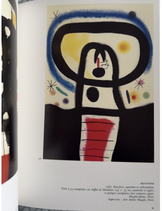 LIVRE MIRO GRAVEUR (4 volumes) Collection complète des quatre volumes du Catalogue de l'Oeuvre gravé de Joan Miró