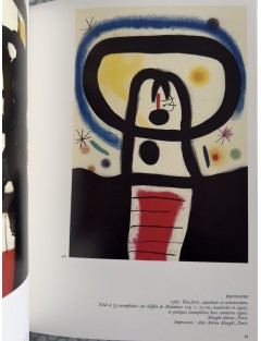 LIVRE MIRO GRAVEUR (4 volumes) Collection complète des quatre volumes du Catalogue de l'Oeuvre gravé de Joan Miró