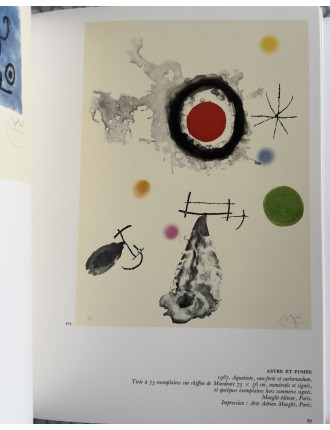 LIVRE MIRO GRAVEUR (4 volumes) Collection complète des quatre volumes du Catalogue de l'Oeuvre gravé de Joan Miró