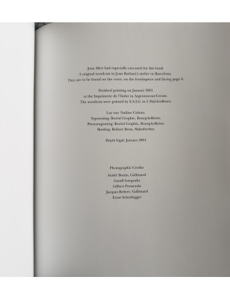 LIVRE MIRO GRAVEUR (4 volumes) Collection complète des quatre volumes du Catalogue de l'Oeuvre gravé de Joan Miró