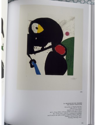 LIVRE MIRO GRAVEUR (4 volumes) Collection complète des quatre volumes du Catalogue de l'Oeuvre gravé de Joan Miró