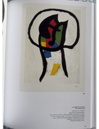 LIVRE MIRO GRAVEUR (4 volumes) Collection complète des quatre volumes du Catalogue de l'Oeuvre gravé de Joan Miró