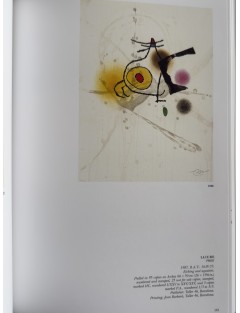 LIVRE MIRO GRAVEUR (4 volumes) Collection complète des quatre volumes du Catalogue de l'Oeuvre gravé de Joan Miró