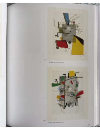 LIVRE MIRO GRAVEUR (4 volumes) Collection complète des quatre volumes du Catalogue de l'Oeuvre gravé de Joan Miró