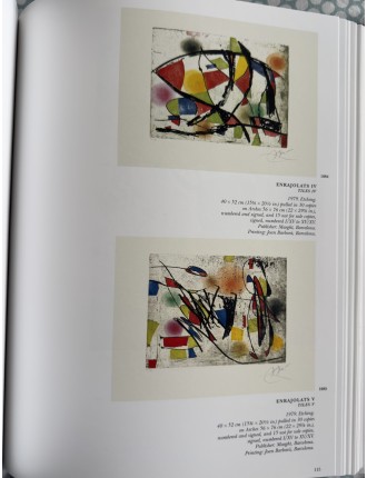 LIVRE MIRO GRAVEUR (4 volumes) Collection complète des quatre volumes du Catalogue de l'Oeuvre gravé de Joan Miró
