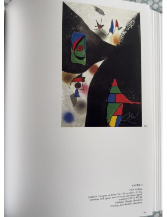 LIVRE MIRO GRAVEUR (4 volumes) Collection complète des quatre volumes du Catalogue de l'Oeuvre gravé de Joan Miró
