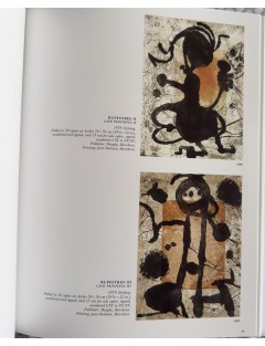 LIVRE MIRO GRAVEUR (4 volumes) Collection complète des quatre volumes du Catalogue de l'Oeuvre gravé de Joan Miró