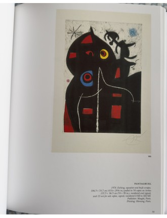 LIVRE MIRO GRAVEUR (4 volumes) Collection complète des quatre volumes du Catalogue de l'Oeuvre gravé de Joan Miró