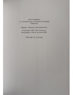 LIVRE MIRO GRAVEUR (4 volumes) Collection complète des quatre volumes du Catalogue de l'Oeuvre gravé de Joan Miró