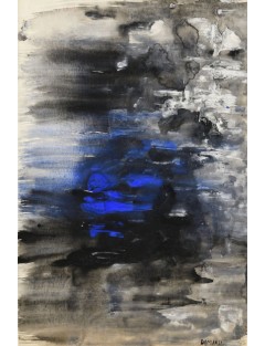 Composition abstraite. Aquarelle et gouache de Hora Damian