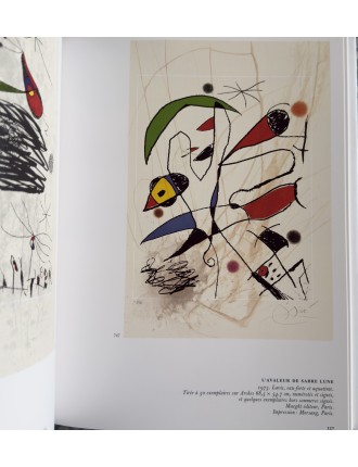 LIVRE MIRO GRAVEUR (4 volumes) Collection complète des quatre volumes du Catalogue de l'Oeuvre gravé de Joan Miró
