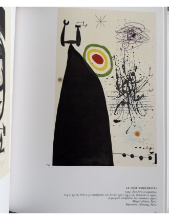 LIVRE MIRO GRAVEUR (4 volumes) Collection complète des quatre volumes du Catalogue de l'Oeuvre gravé de Joan Miró