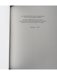 LIVRE MIRO GRAVEUR (4 volumes) Collection complète des quatre volumes du Catalogue de l'Oeuvre gravé de Joan Miró