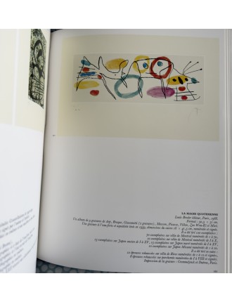 LIVRE MIRO GRAVEUR (4 volumes) Collection complète des quatre volumes du Catalogue de l'Oeuvre gravé de Joan Miró