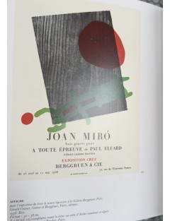 LIVRE MIRO GRAVEUR (4 volumes) Collection complète des quatre volumes du Catalogue de l'Oeuvre gravé de Joan Miró