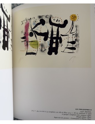 LIVRE MIRO GRAVEUR (4 volumes) Collection complète des quatre volumes du Catalogue de l'Oeuvre gravé de Joan Miró