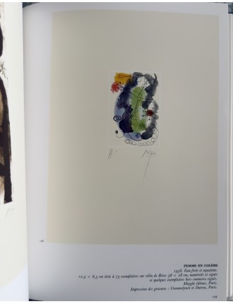 LIVRE MIRO GRAVEUR (4 volumes) Collection complète des quatre volumes du Catalogue de l'Oeuvre gravé de Joan Miró