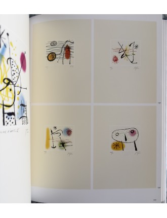 LIVRE MIRO GRAVEUR (4 volumes) Collection complète des quatre volumes du Catalogue de l'Oeuvre gravé de Joan Miró