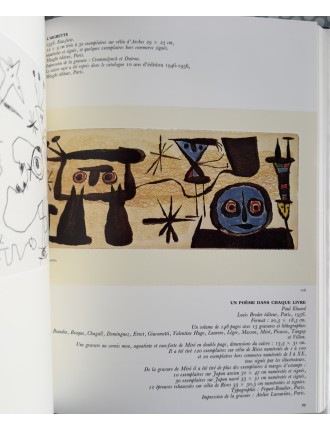 LIVRE MIRO GRAVEUR (4 volumes) Collection complète des quatre volumes du Catalogue de l'Oeuvre gravé de Joan Miró
