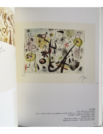 LIVRE MIRO GRAVEUR (4 volumes) Collection complète des quatre volumes du Catalogue de l'Oeuvre gravé de Joan Miró