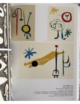LIVRE MIRO GRAVEUR (4 volumes) Collection complète des quatre volumes du Catalogue de l'Oeuvre gravé de Joan Miró