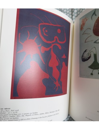 LIVRE MIRO GRAVEUR (4 volumes) Collection complète des quatre volumes du Catalogue de l'Oeuvre gravé de Joan Miró