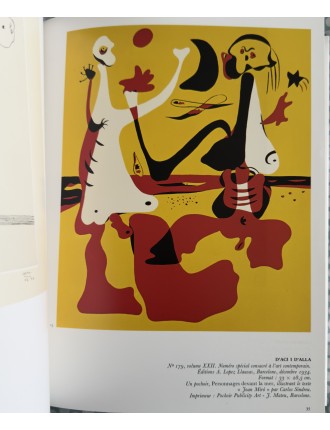 LIVRE MIRO GRAVEUR (4 volumes) Collection complète des quatre volumes du Catalogue de l'Oeuvre gravé de Joan Miró