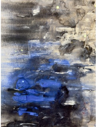 Composition abstraite. Aquarelle et gouache de Hora Damian