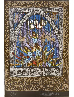 Robert Combas – Jeux Olympiques Barcelone 1992 – Lithographie