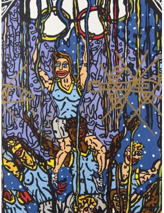 Robert Combas – Jeux Olympiques Barcelone 1992 – Lithographie