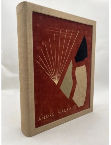 Livre Coffret de André MALRAUX & Eduardo ARROYO. Oraisons funèbres. Paris, Éditions Michèle Trinckvel, 1984.