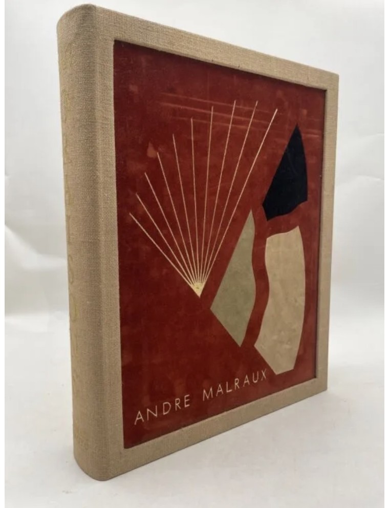 Livre Coffret de André MALRAUX & Eduardo ARROYO. Oraisons funèbres. Paris, Éditions Michèle Trinckvel, 1984.