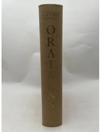 Livre Coffret de André MALRAUX & Eduardo ARROYO. Oraisons funèbres. Paris, Éditions Michèle Trinckvel, 1984.